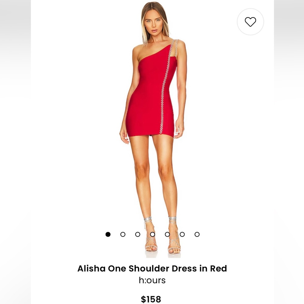 H:ours Alisha One Shoulder Dress